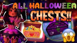 ALL THE CHESTS IN ROYALE HIGH'S HALLOWEEN UPDATE 2021! | GamingwithGracie