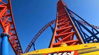 Superman Escape On Ride POV - Warner Bros. Movie World