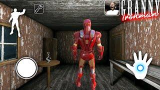 Escaping as Iron Man in Granny's Old House | Door Escape | grandpa granny horror game definition