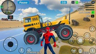 Rope Frog Ninja Hero Strange Gangster - Open City Monster Truck - Android Gameplay