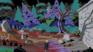 Quest for Glory 1 (EGA) (14/51): Fighter: Night at the Cemetery