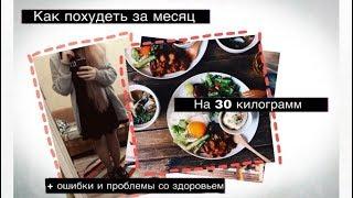 Похудеть на 30 кг за месяц| Моя история похудения