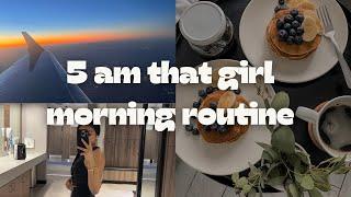 trying the VIRAL 5AM THAT GIRL morning routine 🩰 productive, realistic, healthy habits