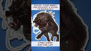 Exposed D&D 5e Loup Garou Challenge Rating #Shorts