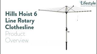 Hills Hoist 6 Line Rotary Clothesline Product Overview - Lifestyle Clothesline