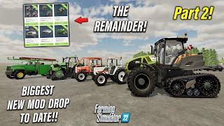 THE REST of OVER 50 NEW MODS! ON Farming Simulator 22 (PART 2) | PS5 (Review) 25th July 24.