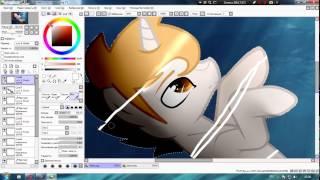 Обработка пони в Paint Tool SAI