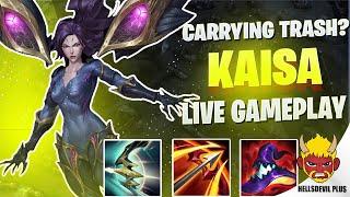 Carrying Trash Team With Kaisa? - Wild Rift HellsDevil Plus Gameplay