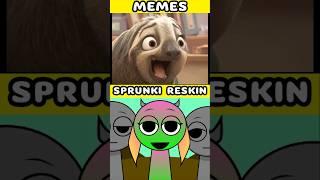 Sprunki incredibox Reskin mod vs Memes
