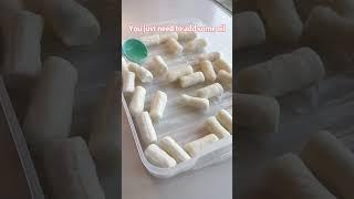 Cheese Tteokbokki made with homemade rice cakes