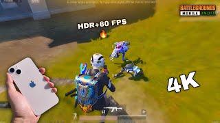 iphone 13 Pubg Test  HDR+60Fps | Iphone 13 Bgmi Gameplay | Iphone 13  | How To Get 60 Fps Bgmi