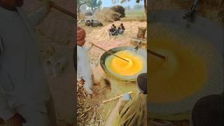 Traditional Jaggery (Gur) Making Process in Rural Punjab, Pakistan | A Glimpse into Village Life