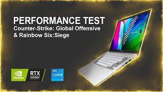 ASUS VivoBook Pro 14X OLED (i5) | CS:GO & Rainbow Six: Siege performance test | 720p / 1080p / 1440p