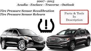 Tire Pressure Sensor Relearn / Reset / Recalibration!!!