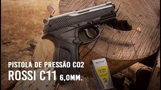 Pistola de Pressão Co2 C11 Rossi 6,0mm - esfera de aço