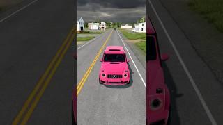 Colourful Cars vs Hydraulic Crush - BeamNG Drive