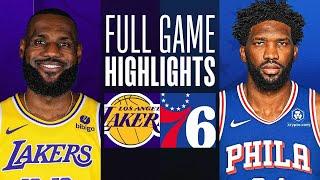 LAKERS at 76ERS | FULL GAME HIGHLIGHTS | November 27, 2023