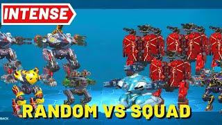 Random Teammates vs Squad of Clan - War Robots