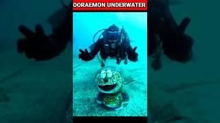 Real DORAEMON Found Buried In The Sea Biggest MYSTERY..... #doraemon #underwater #shorts