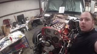 ISX Engine re build PT46 overhead cams install by Rawze