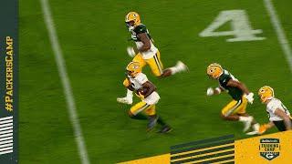 Highlight: DeAndre Thompkins Cuts Back, Rushes For 33 Yards | Packers Family Night