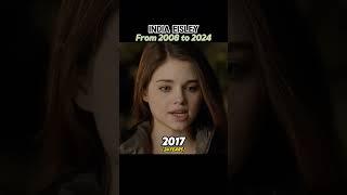 India eisley evolution #thenandnow #evolution