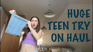 HUGE TEEN TK MAX SUMMER TRY ON HAUL | holister, bershka, juicy couture