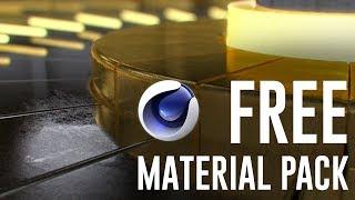 FREE Cinema 4D Material Pack (Advanced Materials)