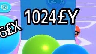 BALL RUN 2048 — INFINITY ∞ 'POUND-ILLION' Fly To '1024 £Y' SAPPHIRE WALL!  (Gameplay*)