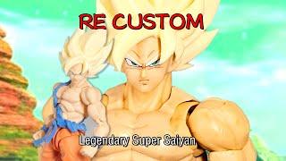 【DragonBall SHF Customs 3rd Party Figure】RE CUSTOM Legendary Super Saiyan unboxing evaluation