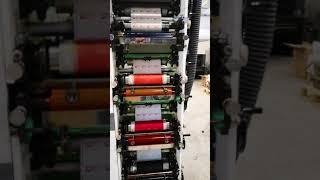 Macchina Flexo 6 colori etichette uv +ir #flexo #uv #etichette