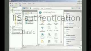 IIS basic authentication configuration example