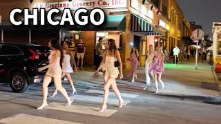 Nightlife in Chicago | West Loop | on Friday | June 13, 2025 | 4k Video