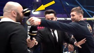 Mass Brawl in Octagon - Russian MMA Stars: Maga Ismailov VS Vladimir Mineev (12.25.2020)