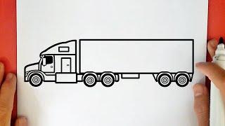 COMO DIBUJAR UN CAMION