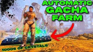 AUTOMATIC GACHA FARM Guide For ASA!!! How To Get 1000s of GACHA CRYSTALS in Ark Survival Ascended!!