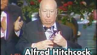 Alfred Hitchcock Accepts the AFI Life Achievement Award in 1979