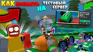 КАК ПОПАСТЬ на ТЕСТОВЫЙ СЕРВЕР СИМУЛЯТОРА ПЧЕЛОВОДА! HOW TO THE TEST SERVER in Bee Swarm Simulator