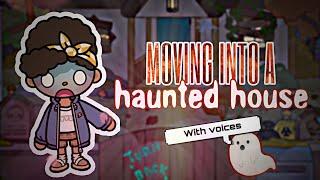 Moving Into A HAUNTED HOUSE ️ WITH VOICES ️ Toca Shimmer