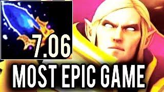 Dendi Invoker BOSS is BACK! Most Epic Game Carry Invoker with 23 Kills INSANE Gameplay 7.06 Dota 2