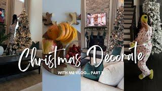 CHRISTMAS DECORATE WITH ME 2024 | MINIMAL & SIMPLE   | STYLING IDEAS | KITCHEN | LIVING ROOM | FOYER