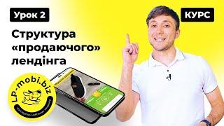 Курс Лендінг з 0. Урок 2. Структура «продаючого» лендінга #lpmobi