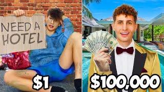 $1 vs $100,000 Vacation!