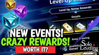 LEVEL UP CHEST & NEW EVENTS INSANE REWARDS! WORTH IT? TRANSCENDENT GRIND [Solo Leveling: Arise]