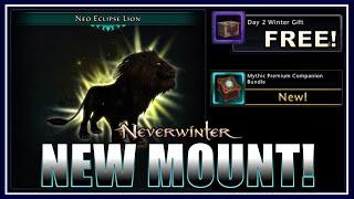 Neverwinter - New Events & New Neo Eclipse Lion! (exclusive mount) 78 Million Diamonds to Get!