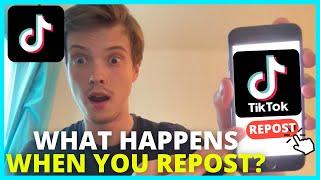 What Happens When You Repost On TikTok (UPDATE 2024)