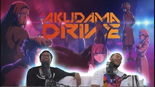 AKUDAMA DRIVE EPISODE 1 & 2 REACTION | CYBER PUNK ANIME!