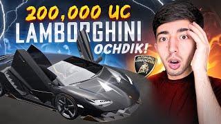 200,000 UC LAMBORGHINI MOSHINA HAMMASINI OLDIM  PUBG MOBILE!!!