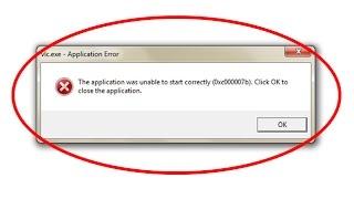 Fix Application Error-The application was unable to start correctly(0xc000007b) in windows 7/8/10