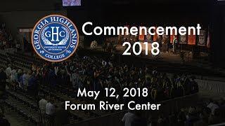 Georgia Highlands College - Commencement 2018